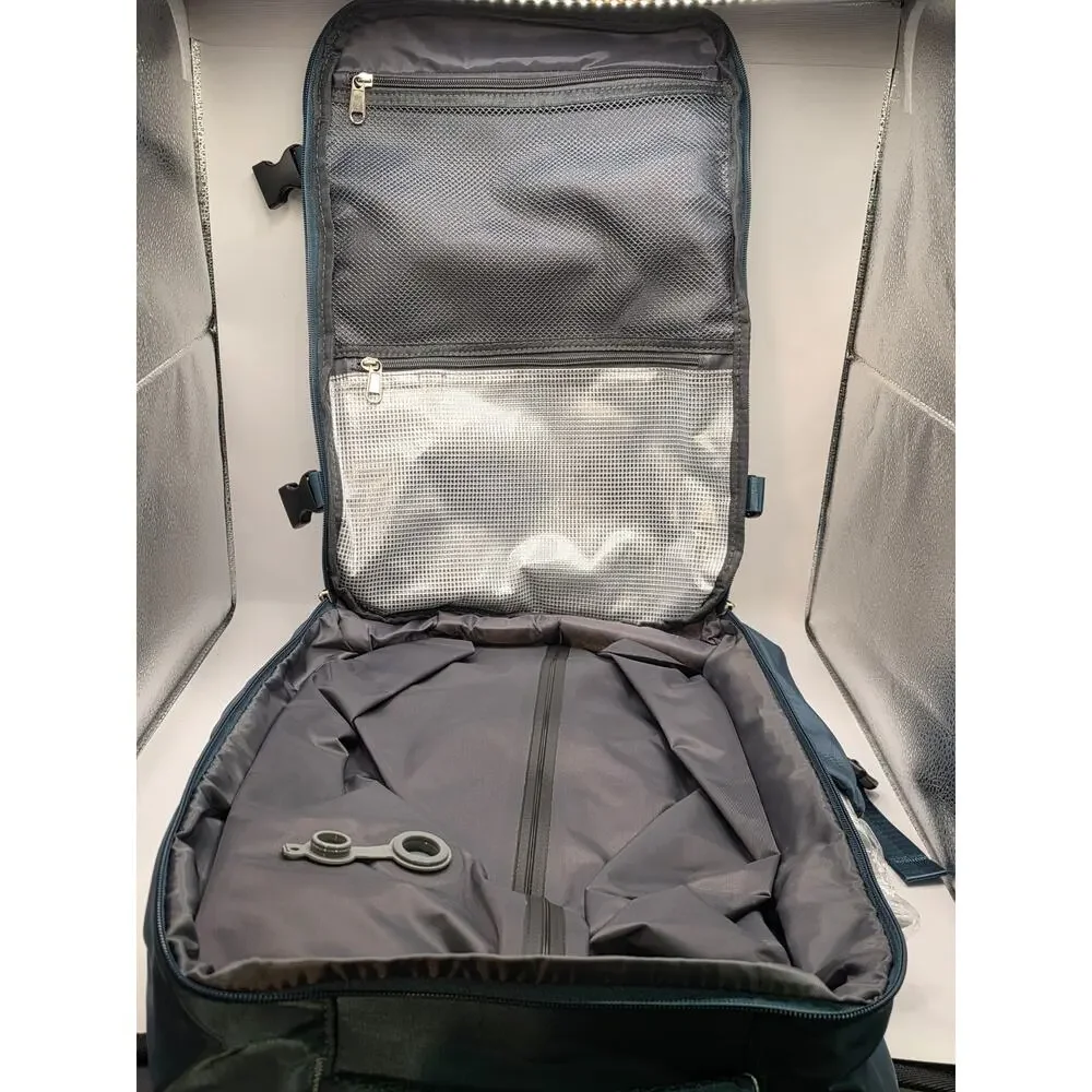 Travel Backpack Carry On Luggage Weekender Bag Blue NEW